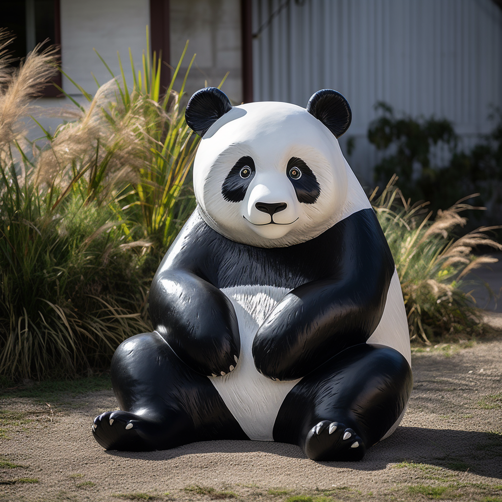 Fiberglass Panda Statue